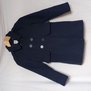GAP navy blue wool peacoat girls medium